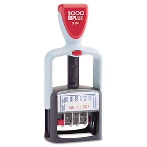 Consolidated Stamp Consolidated Stamp 011034 2000 PLUS Two-Color Word Dater; Received; Self-Inking 11034 - main